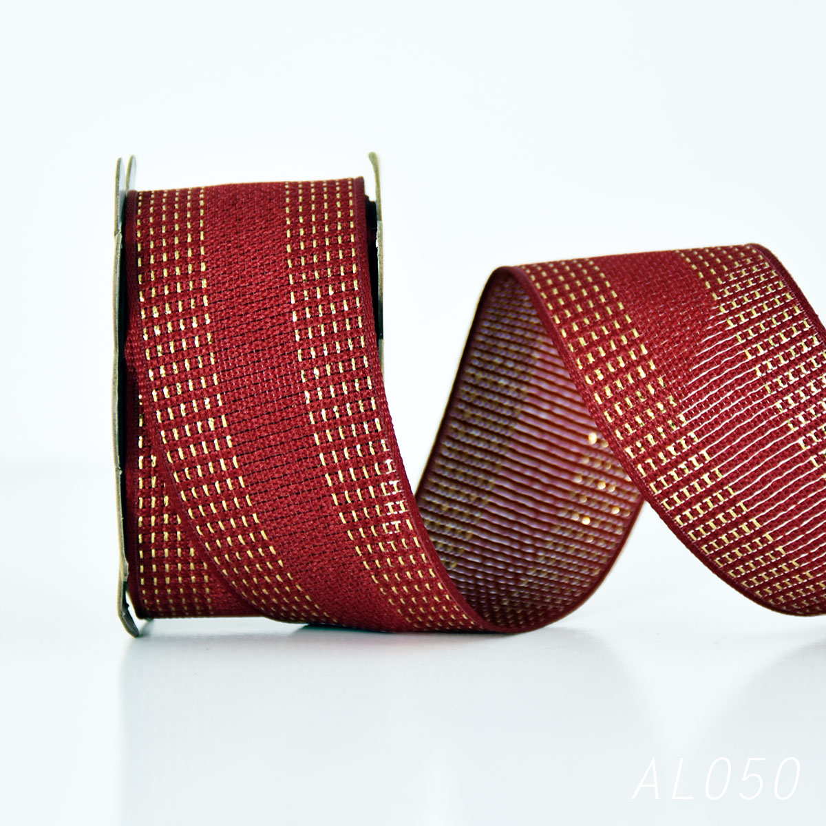 Woven with Metallic Edge Ribbon