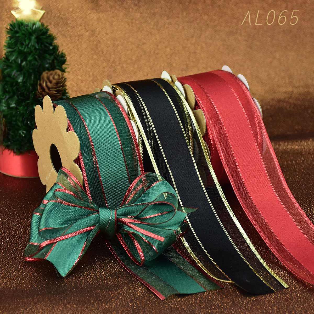 Christmas Sheer Edge Ribbon