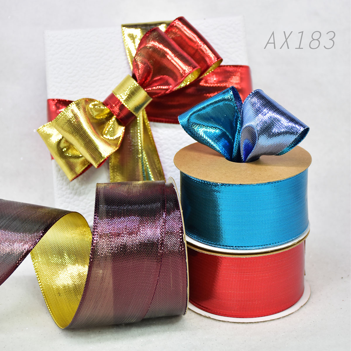 Christmas Double Sided Woven Ribbon