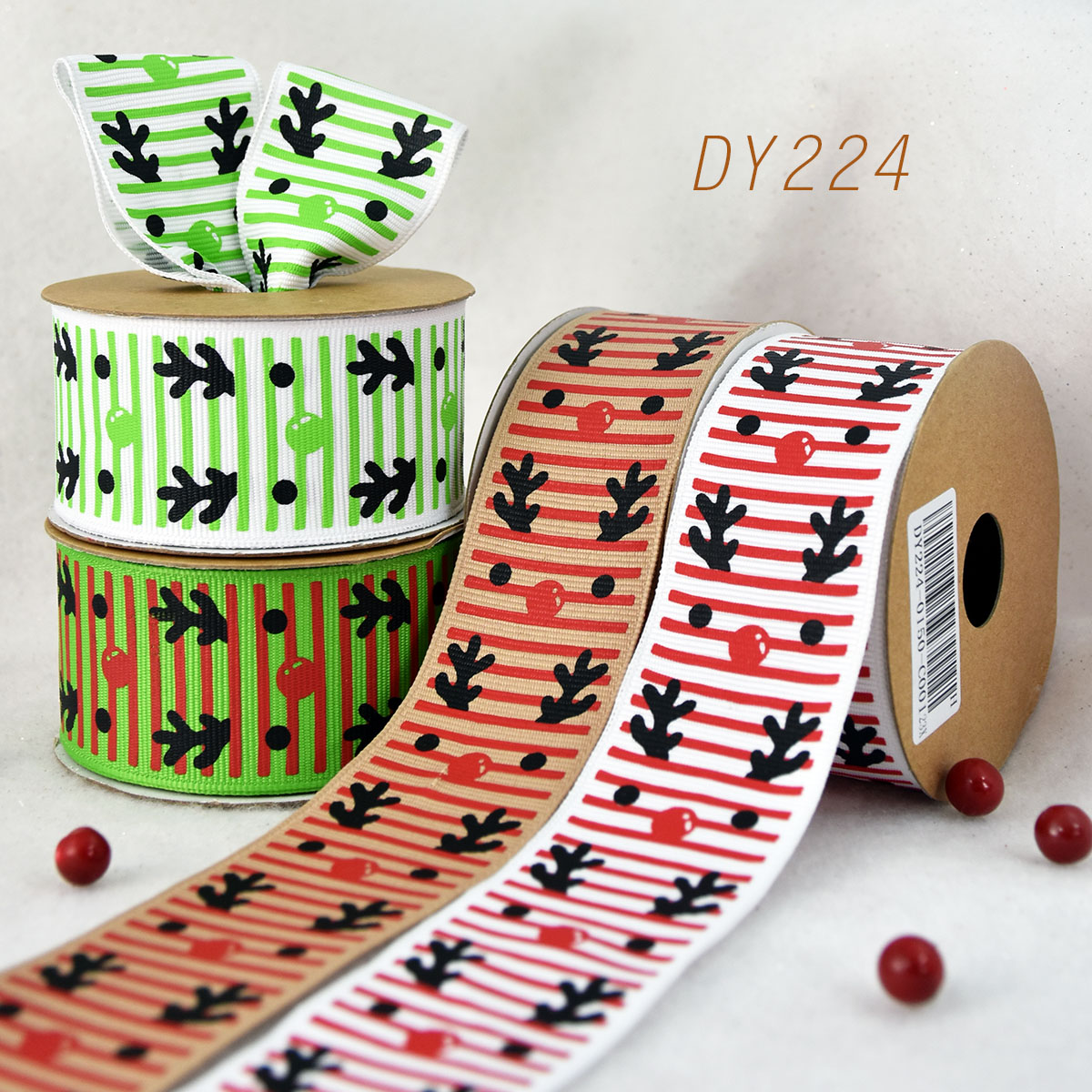 Christmas Cute Reindeer Ribbon