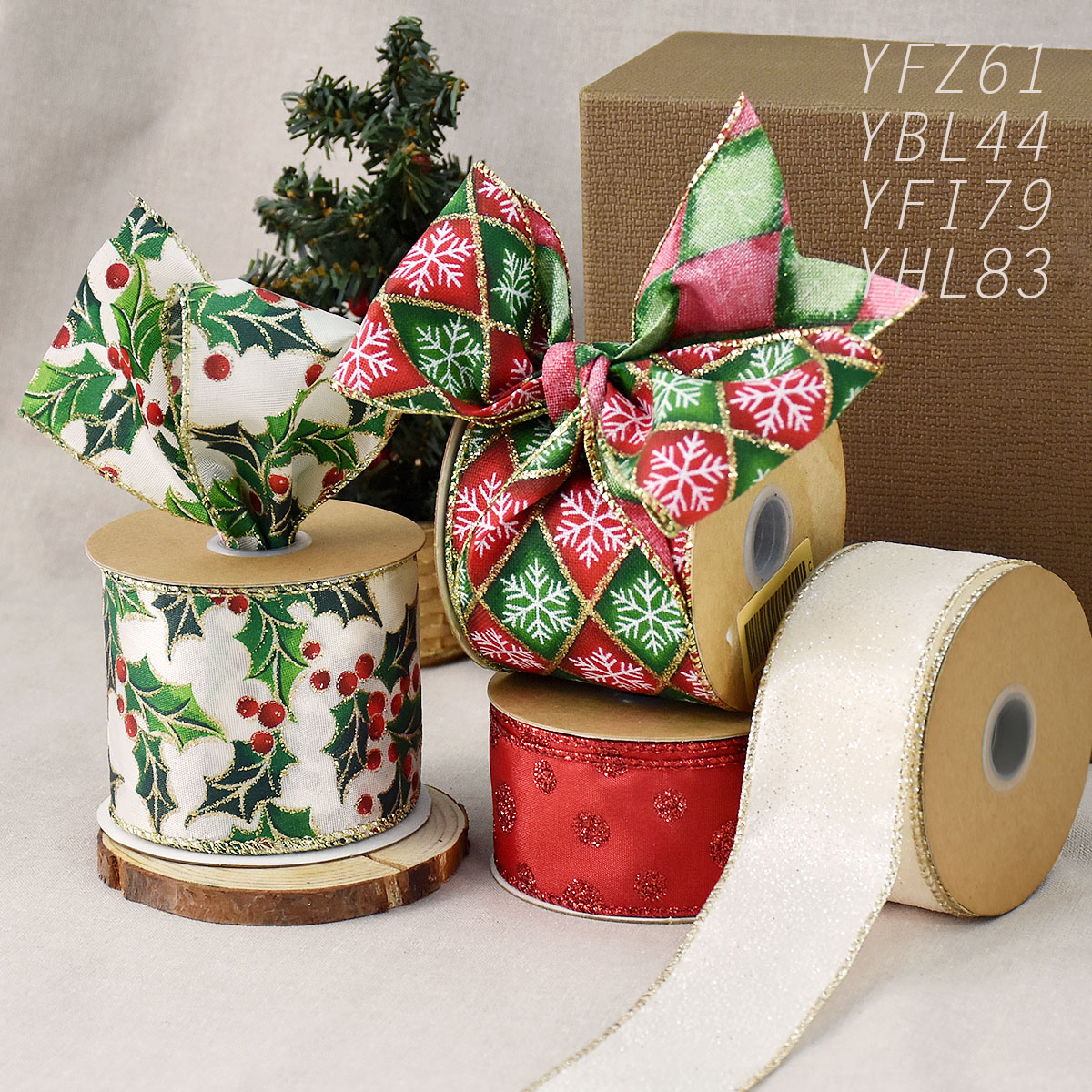 Christmas Elements Ribbon