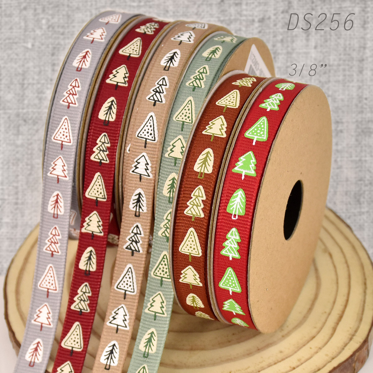 Christmas Trees Narrow Ribbon