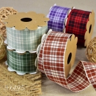 Woven Plaid Wired Ribbon