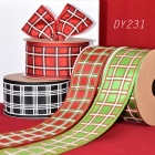 Christmas Checked Ribbon