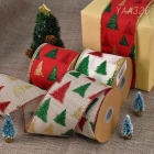 Christmas Tree Burlap Ribbon