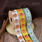 Fall Pumpkin Narrow Ribbon