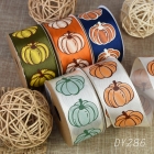 Fall Pumpkin Wired Ribbon