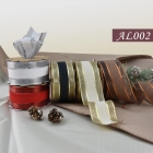 AL002 Metallic Sheer Christmas Ribbon