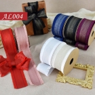 AL004 - Metallic with Fray Edge Ribbon