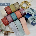 AL013-0150 Christmas Woven Burlap Ribbon