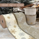 Glitter Snowflake and Christmas Tree Ribbon