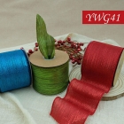 Christmas Crinkle Metallic Wired Ribbon