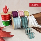 AX023-1 Woven Diagonal Sheer Ribbon