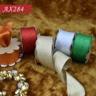 AX284 - Woven Metallic Wired Ribbon