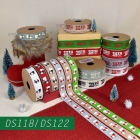 Narrow Christmas Hat and Gloves Ribbon