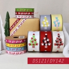 Narrow Christmas Falalala and Tree Ribbon