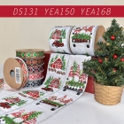 Christmas Truck with Gnome and Farmhouse Ribbon