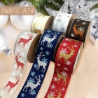 Christmas Glitter Reindeer Ribbon