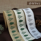 Christmas Tree with Frayed Edge Ribbon