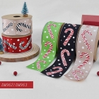 Christmas Candy Cane Ribbon