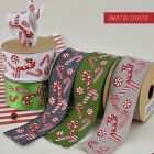 Christmas Candy Cane Ribbon