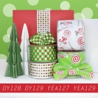 Christmas Candycane and Dots Ribbon