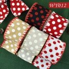 Christmas Dots Ribbon