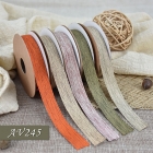 Fall Burlap Narrow Ribbon