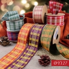 Fall Plaid Wired Ribbon