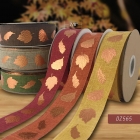 Fall Leaves Narrow Ribbon