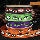 Halloween Spooky Eye Balls Narrow Ribbon