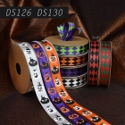 Halloween Jack O'Lantern and Halloween Diamond Array Narrow Ribbon