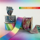 Rainbow Leopard Ribbon