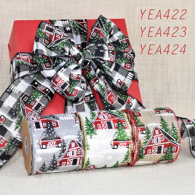 Christmas Landscape Ribbon