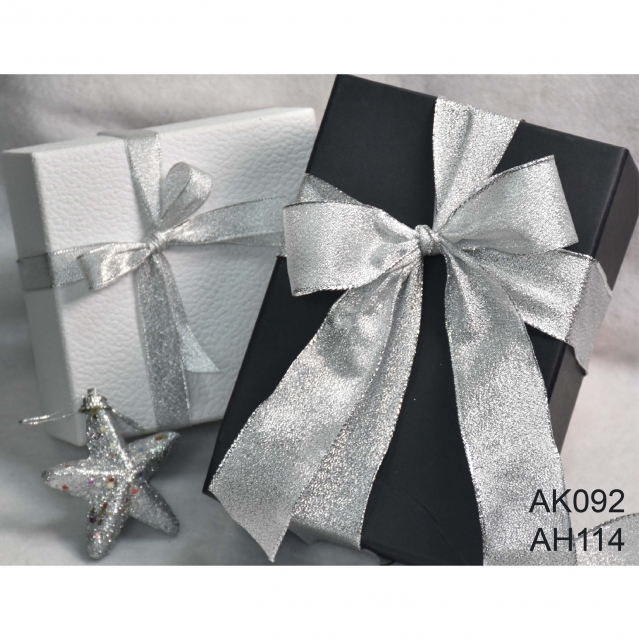 Silver&Black Christmas Ribbons