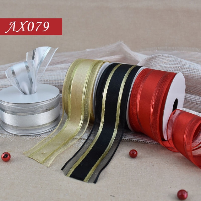 AX079 - Christmas Satin Ribbon