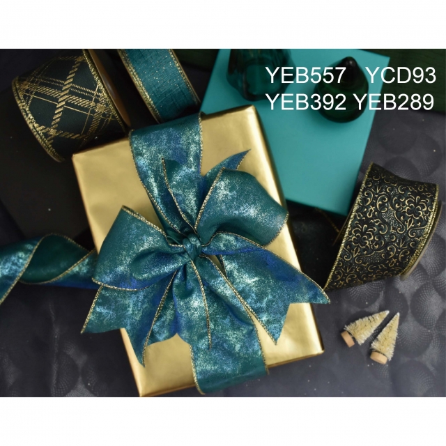 Transformative Teal Christmas Ribbons