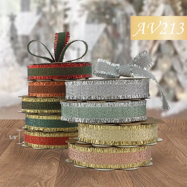 AV213 Frayed Edge Ribbon