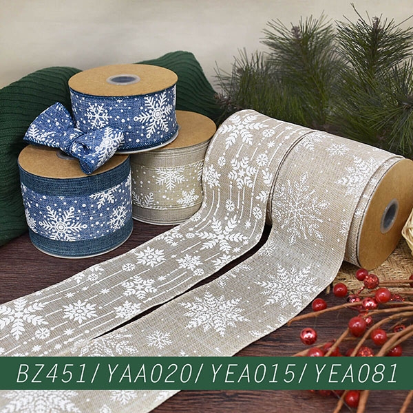 Plain Snowflake Ribbon
