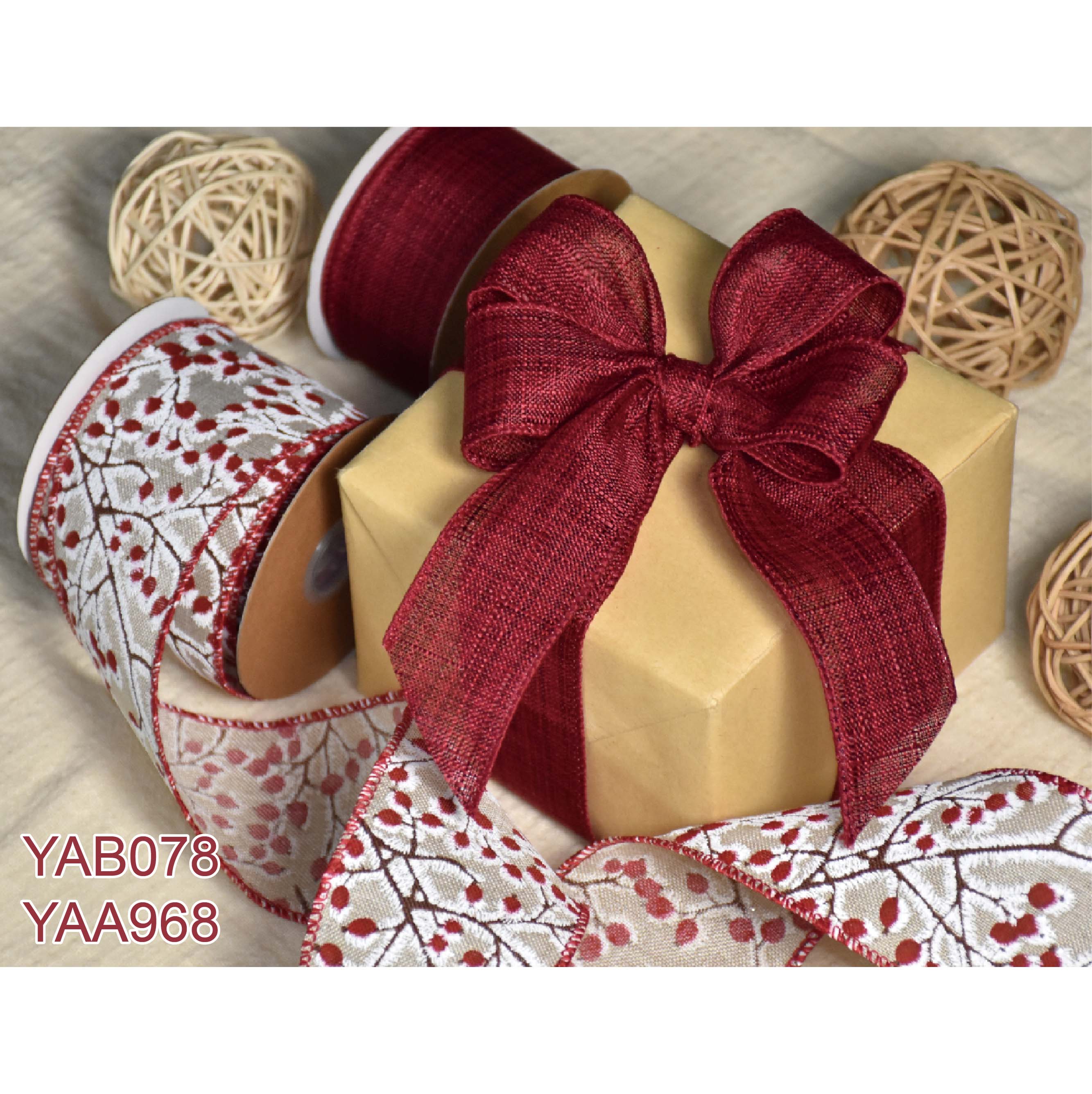 Natural Christmas Ribbons