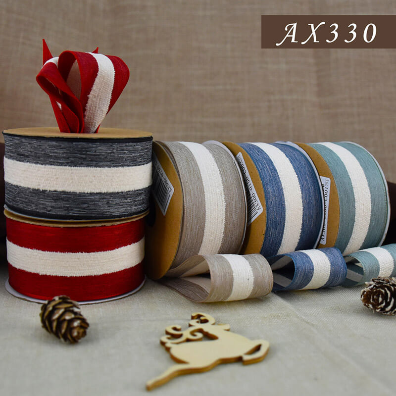 AX330 - Fleece Christmas Ribbon