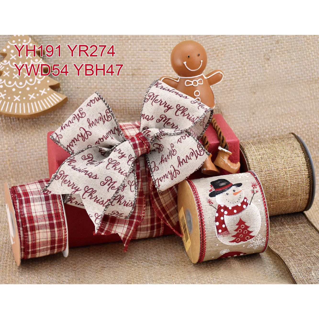 Natural Christmas Ribbons