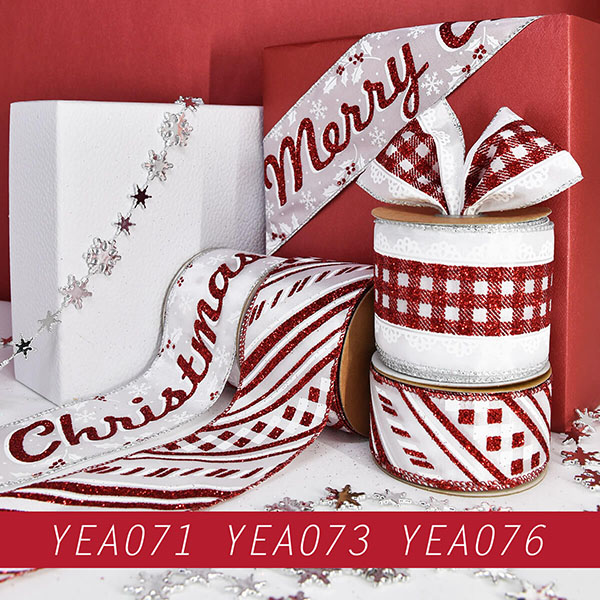 Candy Cane Elements Ribbon