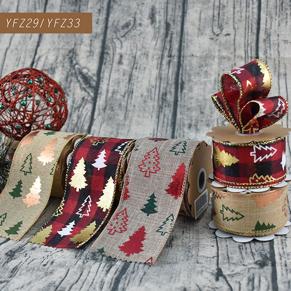 Christmas Tree Wired Ribbon