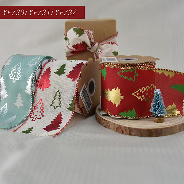 Christmas Tree Wired Ribbon