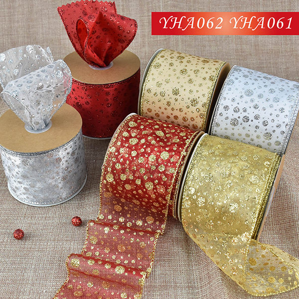 Christmas Glitter Dots Ribbon