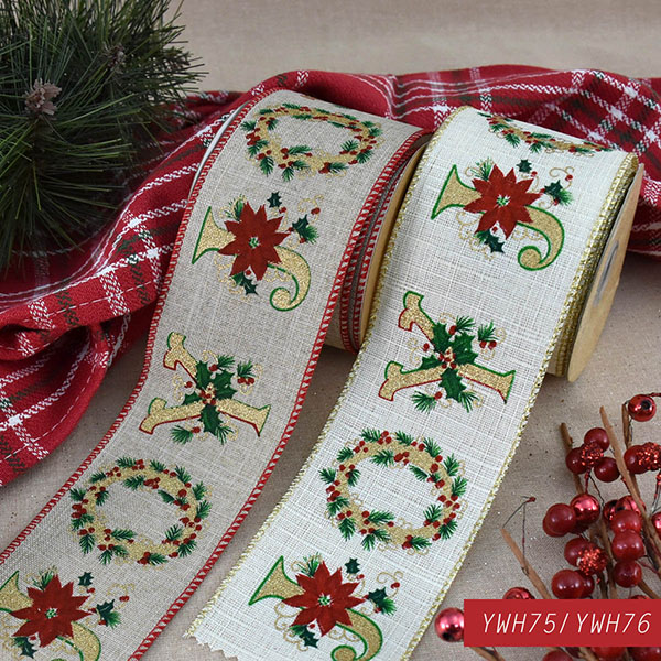 Christmas Linen with Joy Ribbon