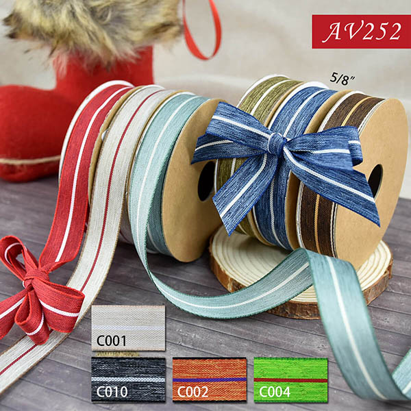 AV252-Middle Stripe Ribbon