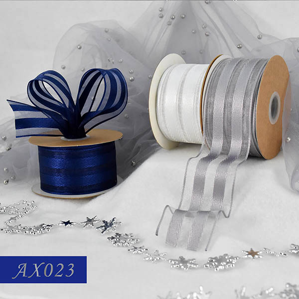 AX023-2 Sheer Satin Ribbon