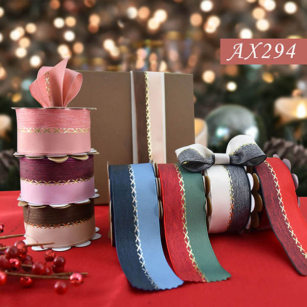 AX294 - Two Color Woven Ribbon
